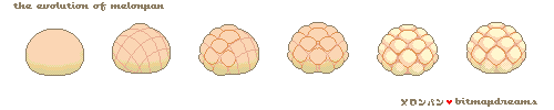 how to draw melonpan
