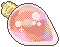 Peach-Color Christmas Light