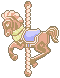 Carousel Horse in Ribbon