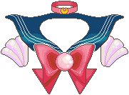 Sailor Moon's Scarf and Ribbon as seen in the anime.